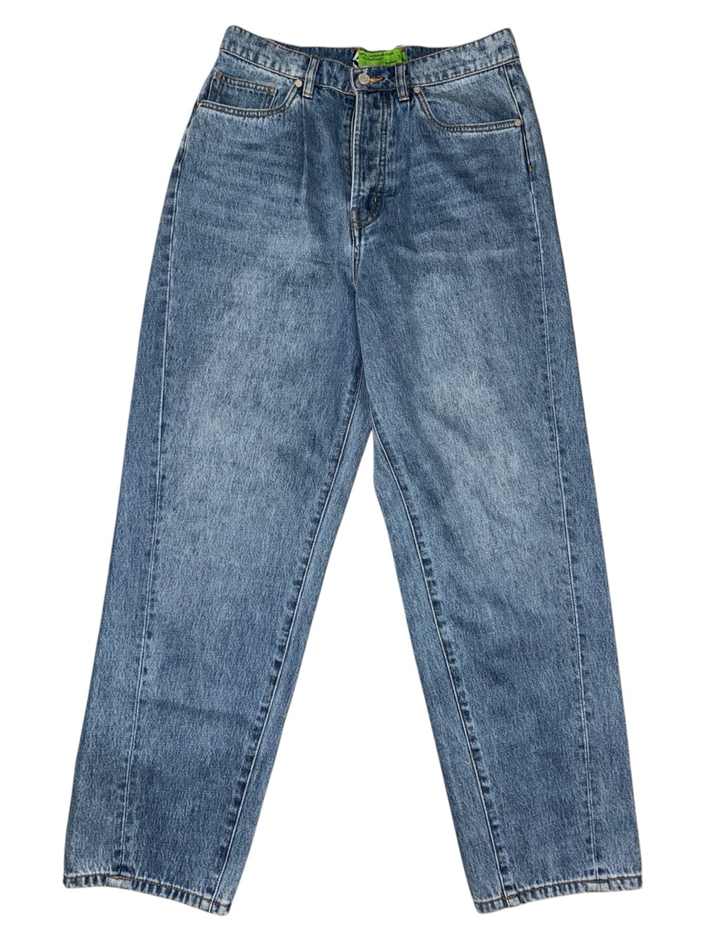 Free People x SR vs Sandrine Rose Barrel Jeans 29 High Rise Buckle Back EUC